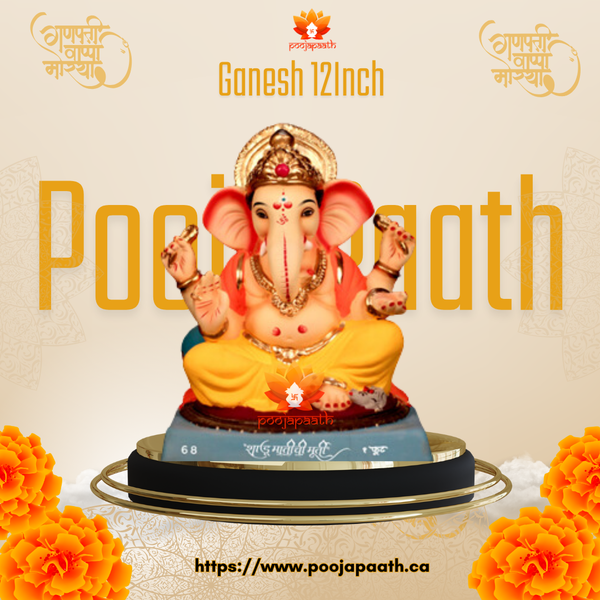 Ganpati ji Potya Eco Friendly Idol- 12 Inch #GaneshChaturthi