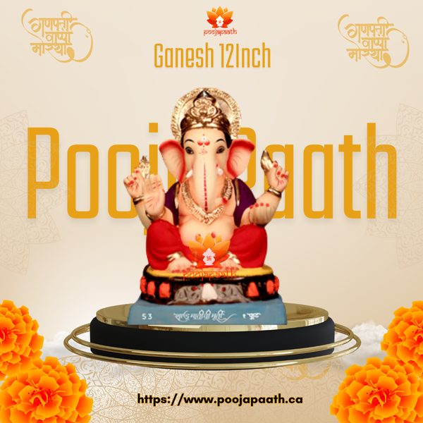 Adi Ganpati ji  Eco Friendly Idol- 12 Inch #GaneshChaturthi