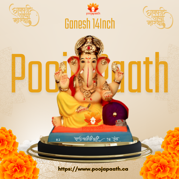 Ganesh ji Asan Eco Friendly Idol- 14 Inch #GaneshChaturthi