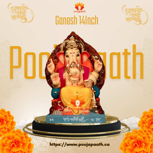 Lalbaughcha Raja Eco Friendly Idol- 14 Inch #GaneshChaturthi