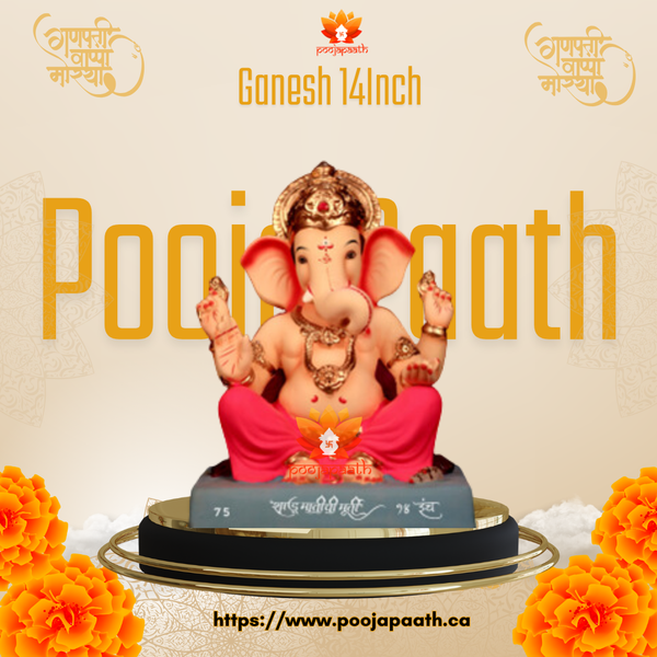 Ganapti ji Maysurikamal Eco Friendly Idol- 14 Inch #GaneshChaturthi