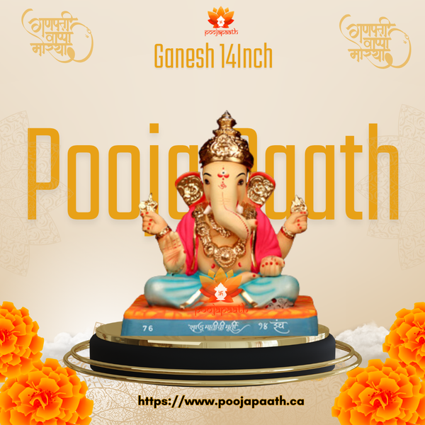 Ganapti Bappa Eco Friendly Idol- 14 Inch #GaneshChaturthi