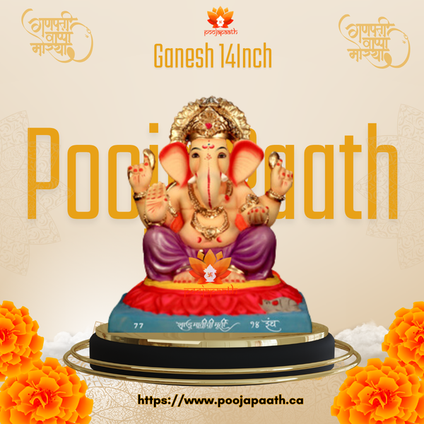 Ganapti ji Potya Eco Friendly Idol- 14 Inch #GaneshChaturthi