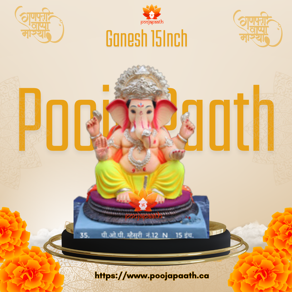 Ganapti ji Potya Eco Friendly Idol- 15 Inch #GaneshChaturthi