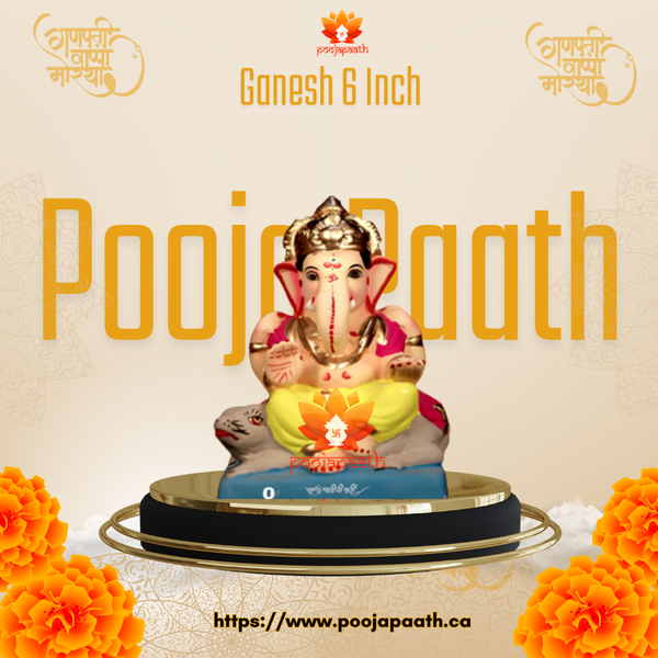 Ganpati ji Mushak  Eco Friendly Idol- 6 Inch #GaneshChaturthi