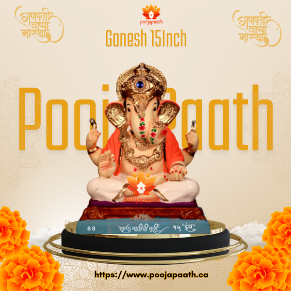 Dagduseth Ganapti ji Eco Friendly Idol- 15 Inch #GaneshChaturthi