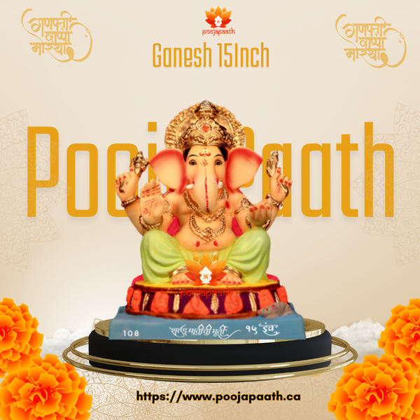 Adi Ganesh ji  Eco Friendly Idol- 15 Inch #GaneshChaturthi