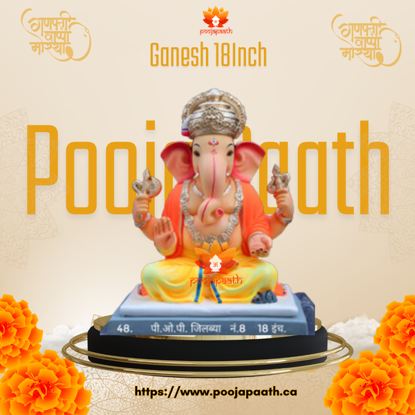 Myureshwar Ganesh ji Eco Friendly Idol- 18 Inch #GaneshChaturthi