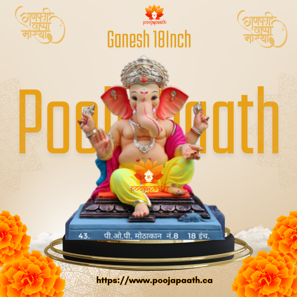 Ganesh ji Maharaj  Eco Friendly Idol- 18 Inch #GaneshChaturthi