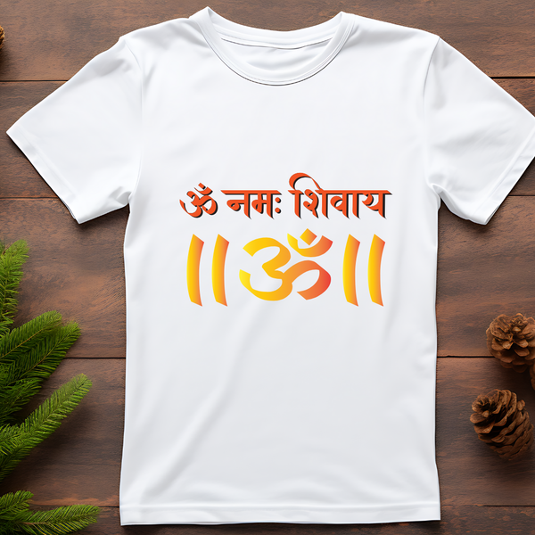 Custom Om Namah Shivaya T-Shirt Devotional Wear for Mahashivratri #shiv #omnamahahivay #mahakal