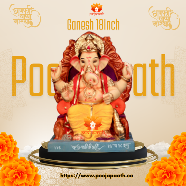 Lalbaughcha Raja Ganesh ji Eco Friendly Idol- 18 Inch #GaneshChaturthi