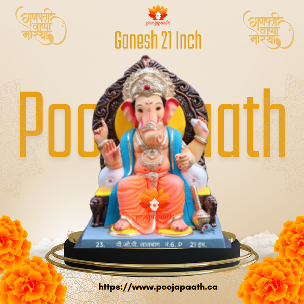 Lalbaughcha Raja Ganesh ji Eco Friendly Idol- 21 Inch #GaneshChaturthi