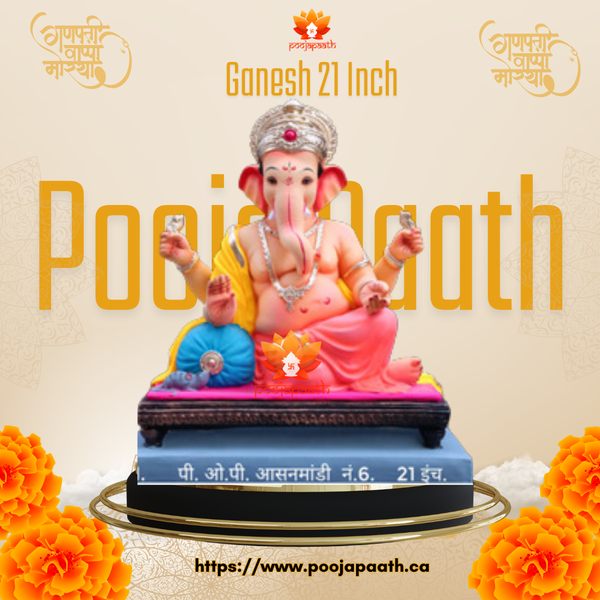 Ganesh ji Maharaj Eco Friendly Idol- 21 Inch #GaneshChaturthi