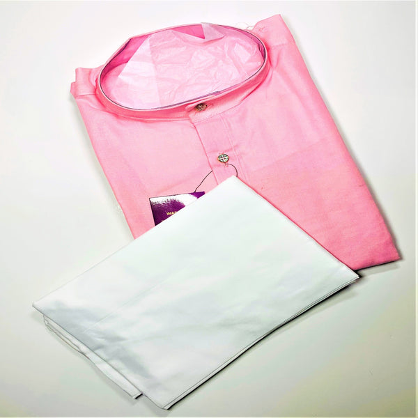 Simplicity for Winning Pink Kurta Set