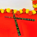 Colorful Wooden Dandiya Stick Pair